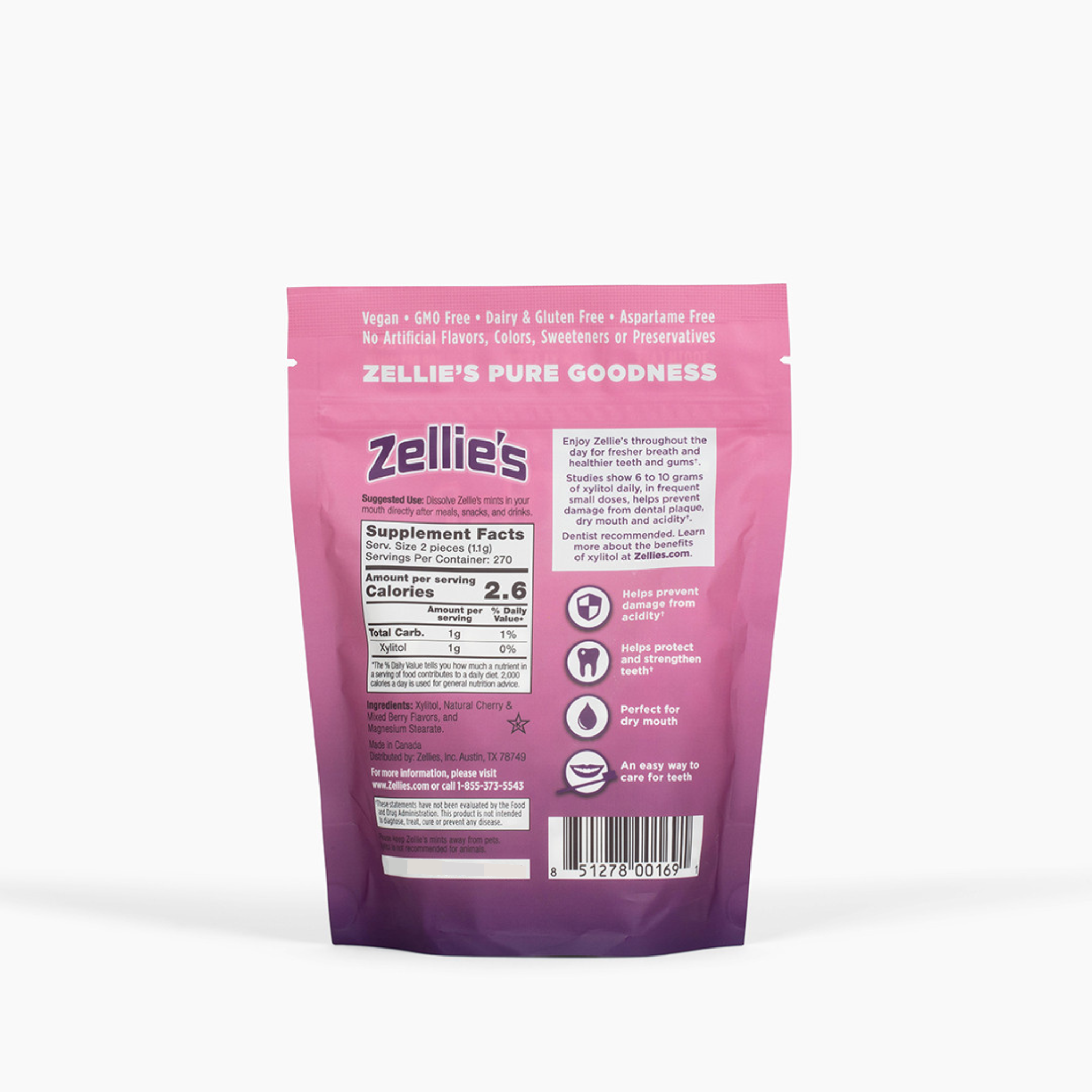 CHERRY BERRY Xylitol Dental Mints - Wholesale