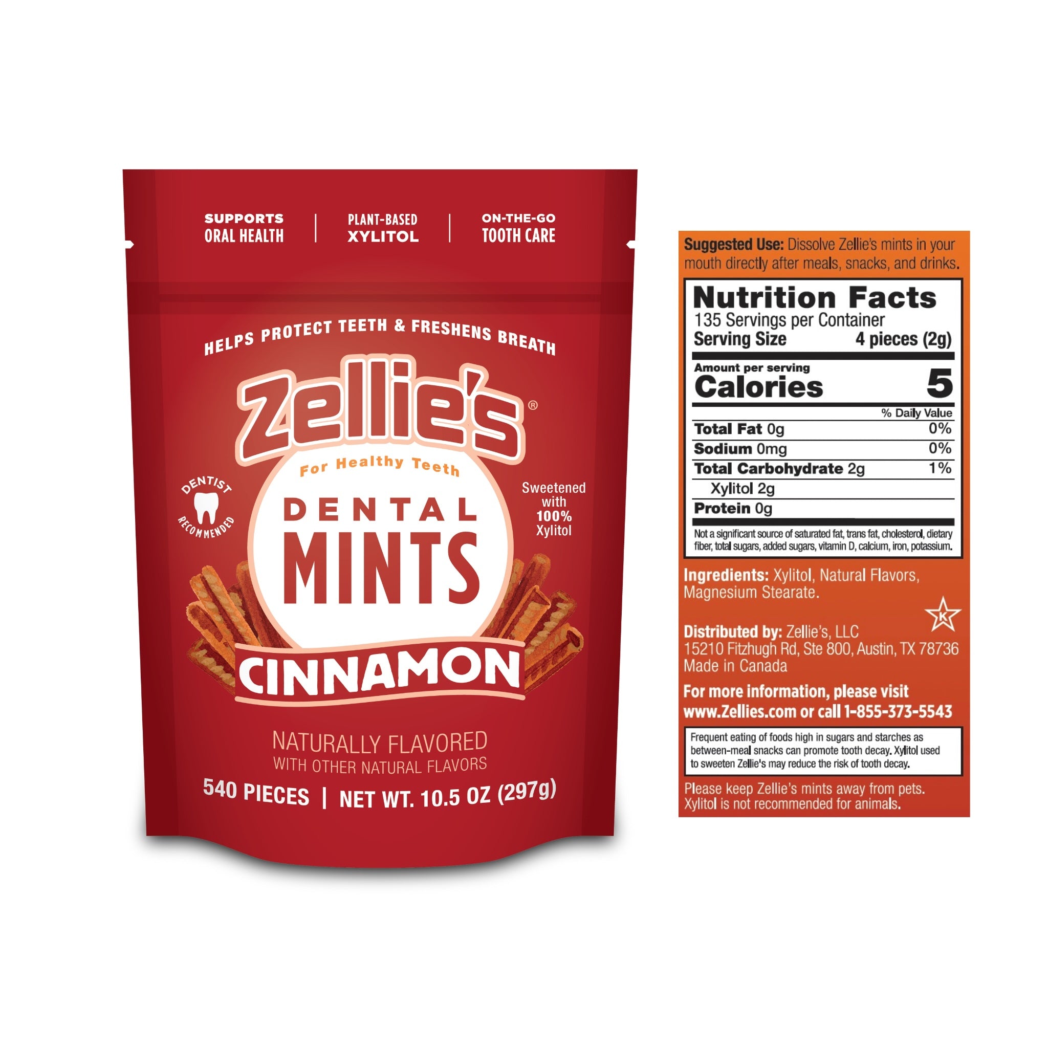 CINNAMON Xylitol Dental Mints