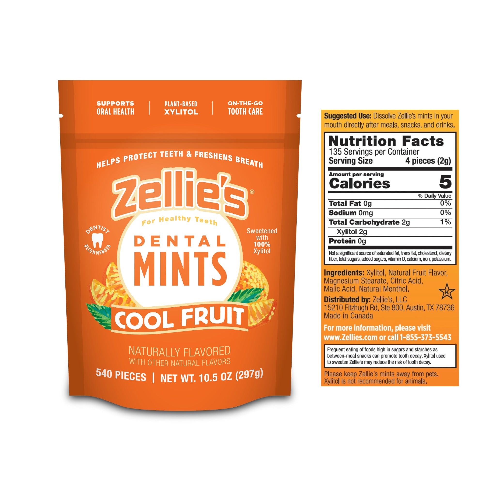 COOL FRUIT Xylitol Dental Mints