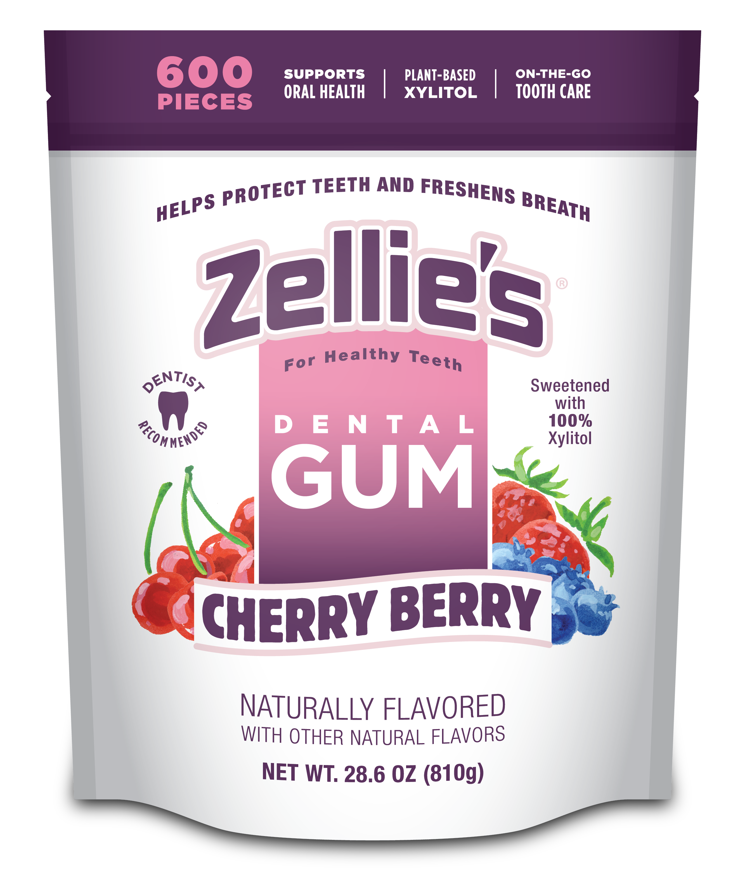 CHERRY BERRY Xylitol Dental Gum