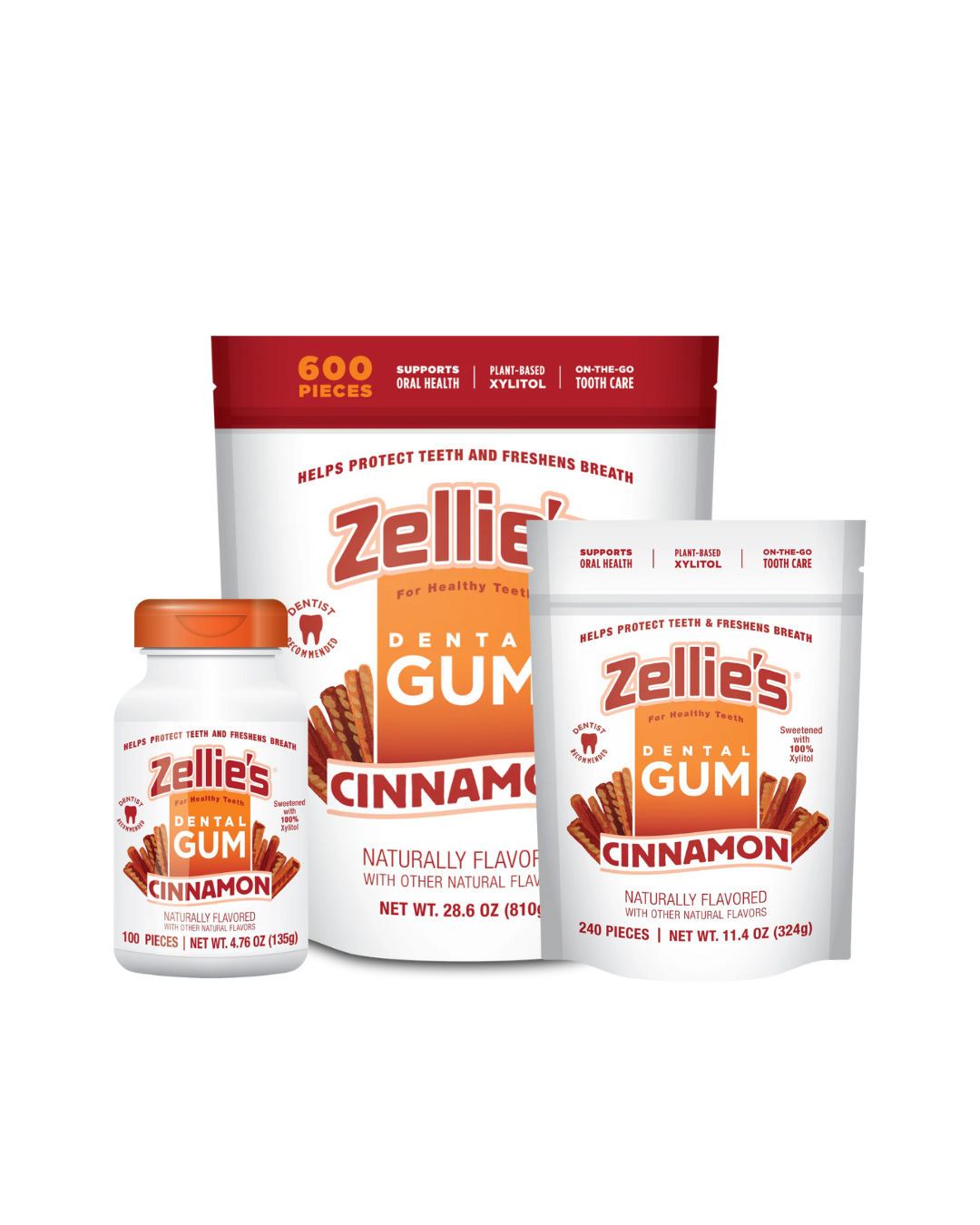 CINNAMON Xylitol Dental Gum