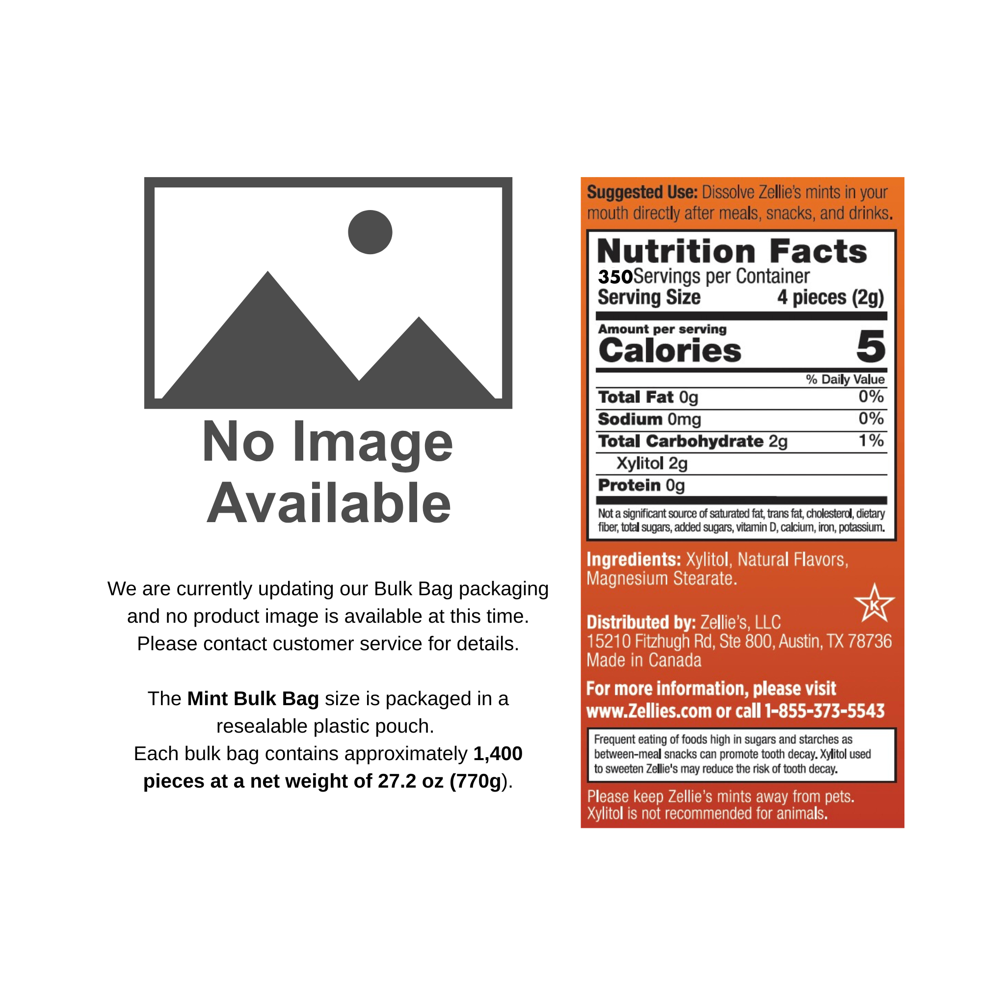CINNAMON Xylitol Dental Mints