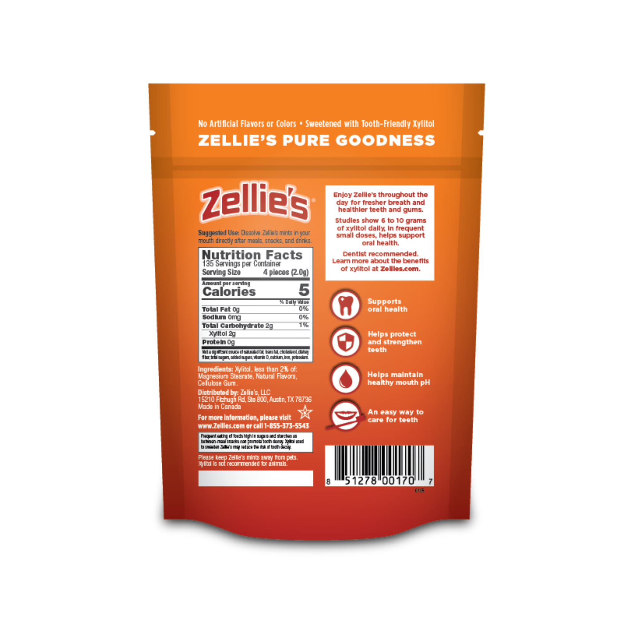 CINNAMON Xylitol Dental Mints