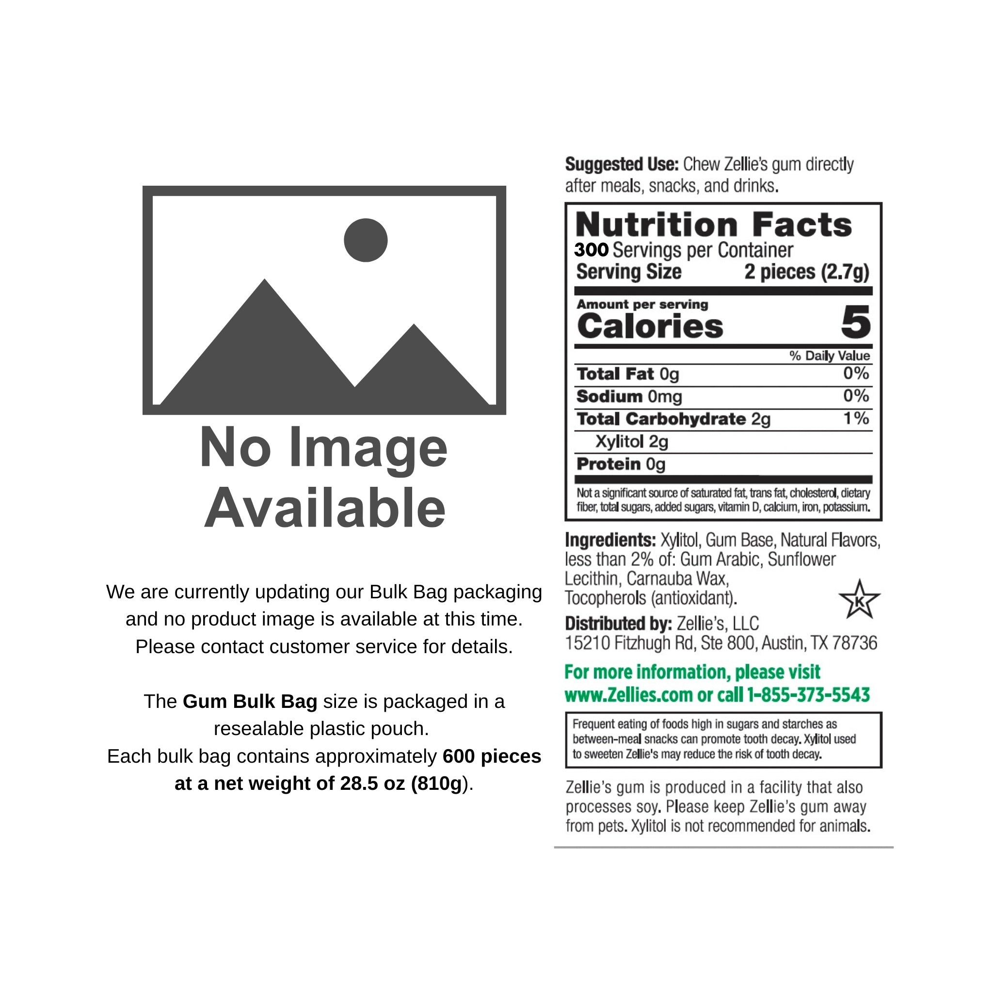 SPEARMINT Xylitol Dental Gum
